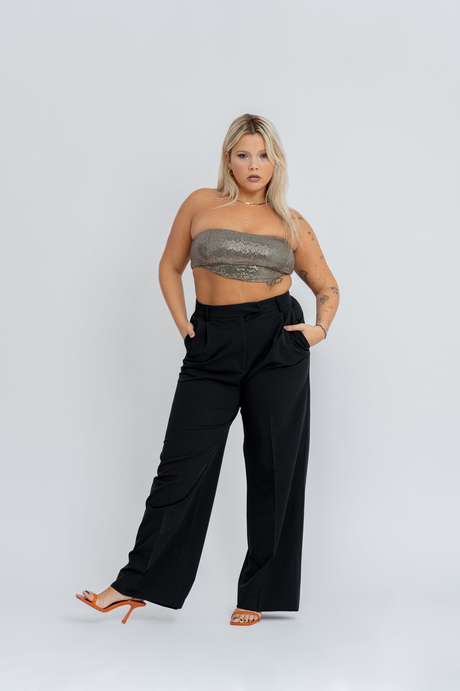 Jagger Tailored Trousers Black