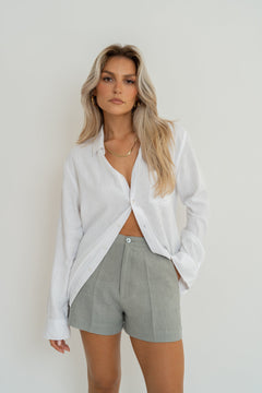 Miles Viscose Linen Shirt Beige