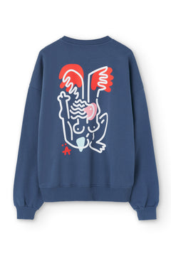 Ángel Crewneck Blue