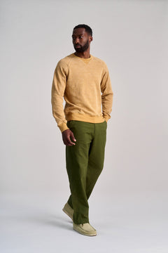 Anton Organic Cotton Sweater Sand melange