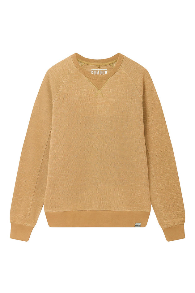 Anton Organic Cotton Sweater Sand melange