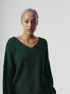 Anya Fine Merino Wool Jumper Ivy