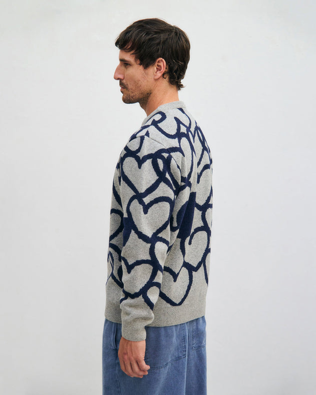 Affection Knit Sweatshirt Warm Anthracite