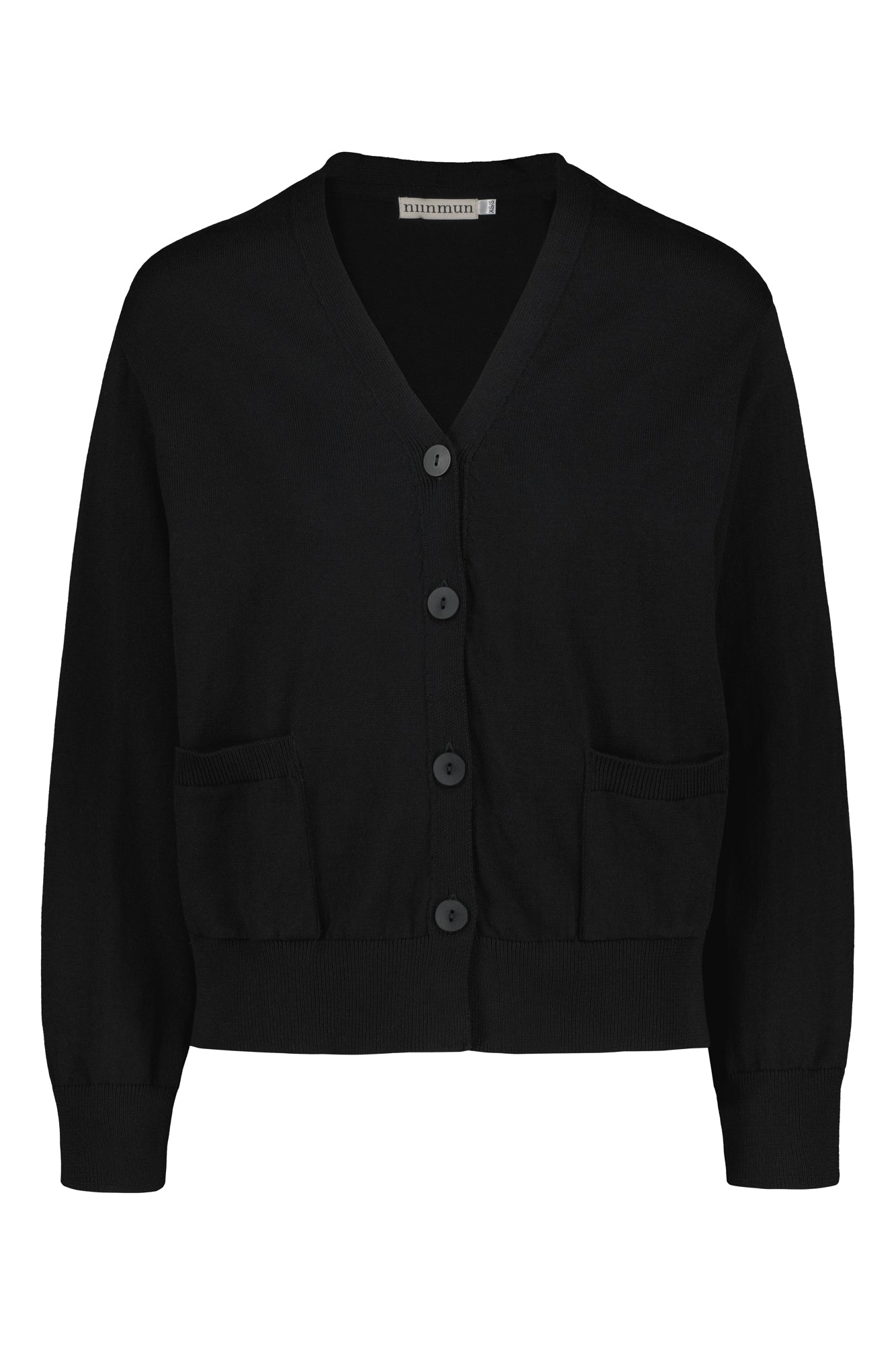 Airisto Puuvillaneuletakki Korppi