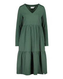 Amélie Layered Dress Evergreen - IVALO.COM