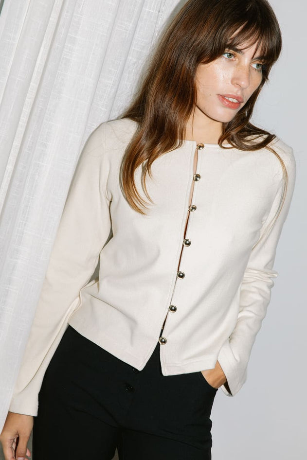 Henna Cardigan Ecru