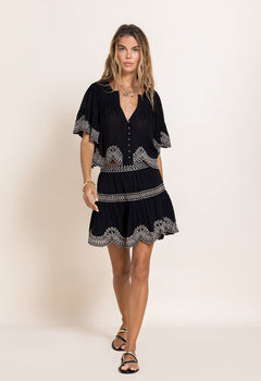 Aya Skirt Onyx Black