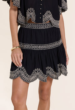 Aya Skirt Onyx Black