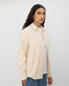 Cord Casual Unisex Shirt White