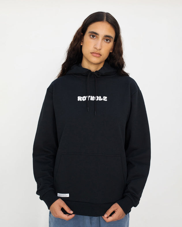 Logo Hoodie Unisex Black