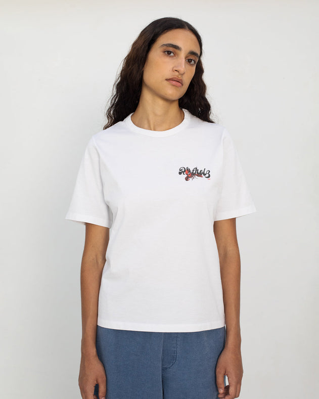 Lobster Logo T-Shirt Unisex Classic White