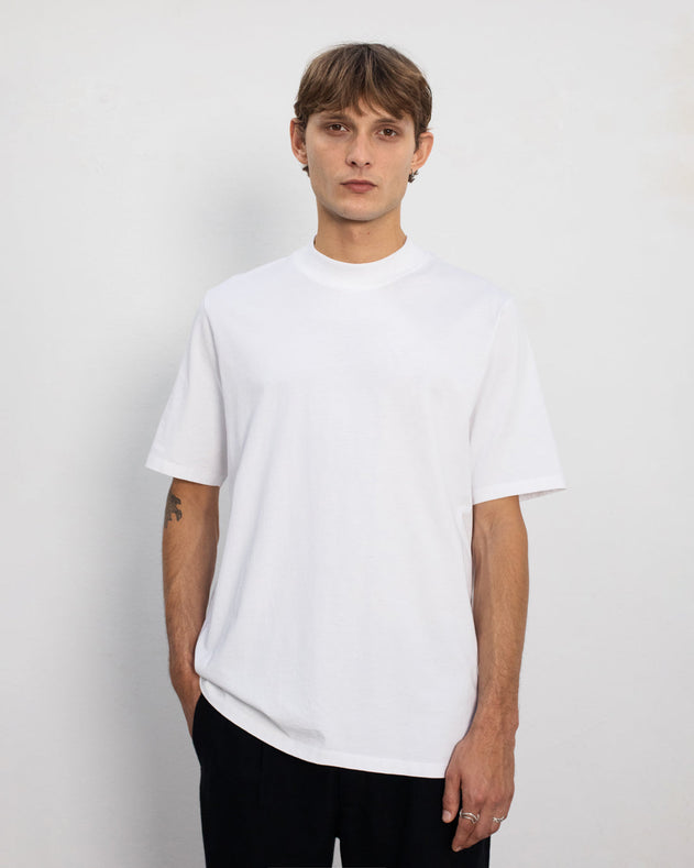 Big Collar T-Shirt White