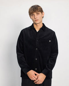 Cord Casual Shirt Black