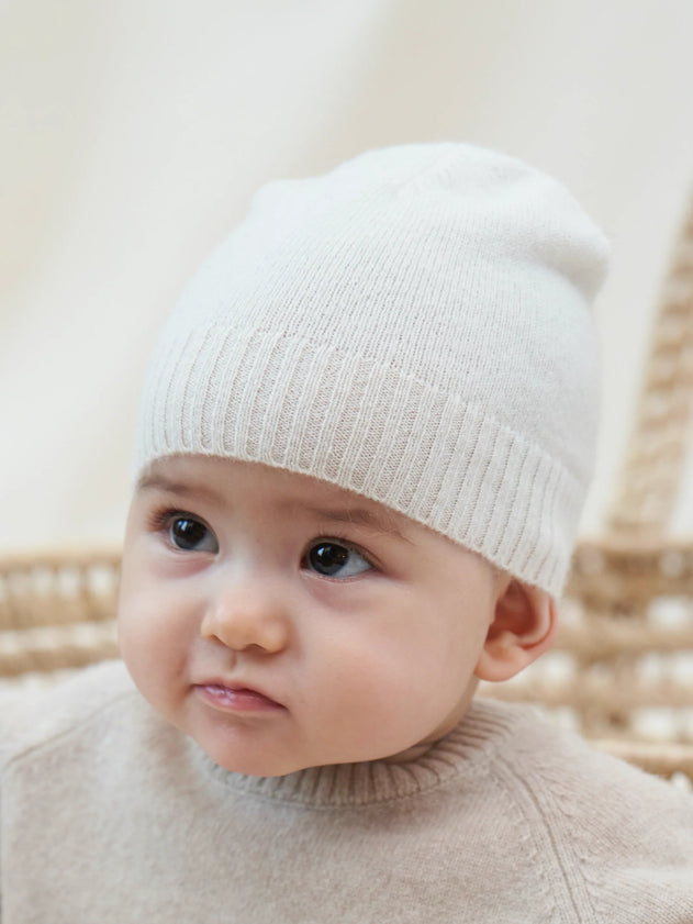 Baby's Cashmere Hat Ivory