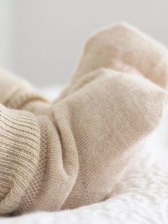 Baby's Cashmere Socks Beige