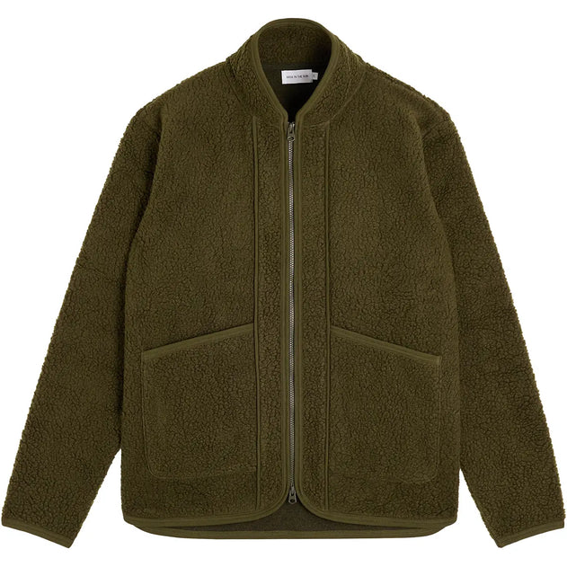 Goxo Fleece Jacket Olive