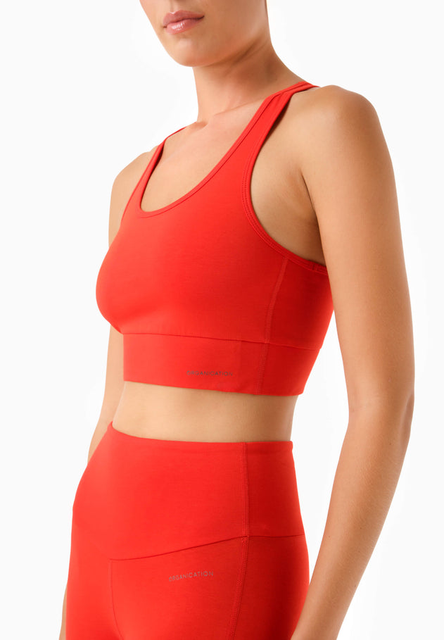 Biannca Bralette Red Hot