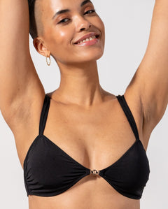 Balconette Bikini Top Black