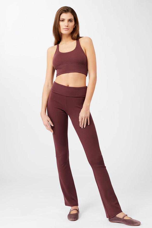 New Ripped Studio Bra + Ribbed Rolldown Ruby