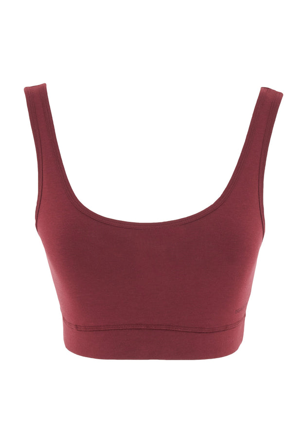 Brianna Modal Blend Bralette Bordeaux