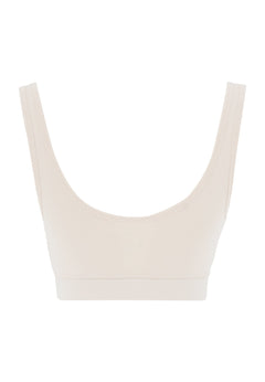 Brianna Modal Blend Bralette Off White