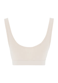 Brianna Modal Blend Bralette Off White