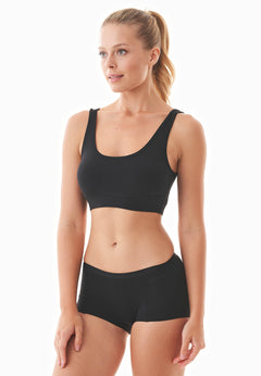 Brianna Modal Blend Bralette Black