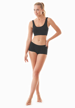 Brianna Modal Blend Bralette Black