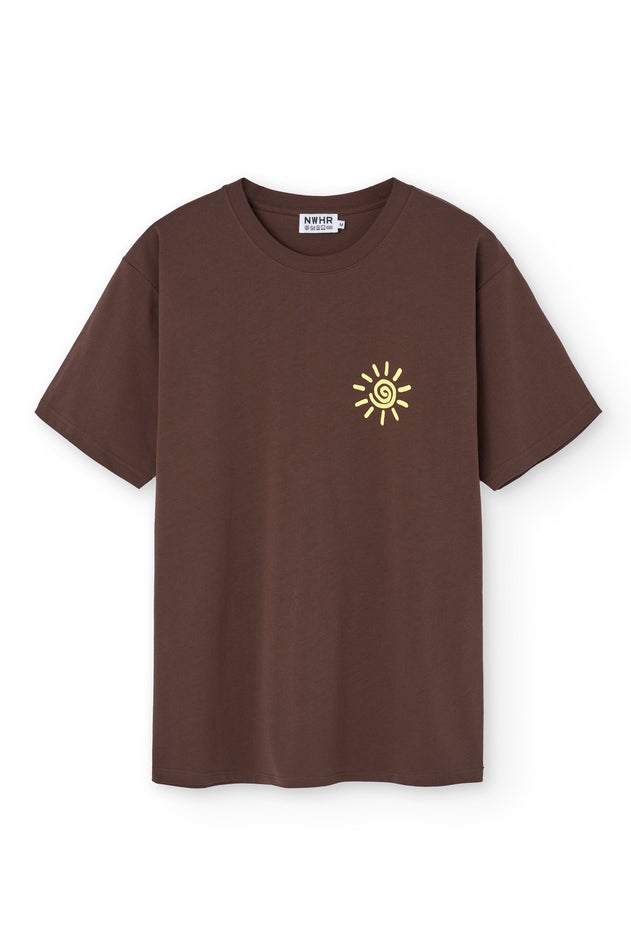 Sun T-Shirt Brown