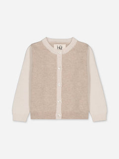 Baby's Cashmere Cardigan Colorblock Beige