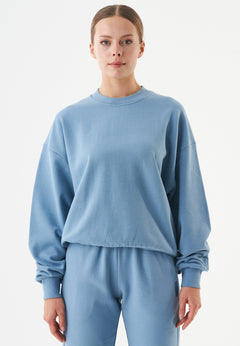 Buket Soft Touch Organic Cotton Sweatshirt Steel Blue