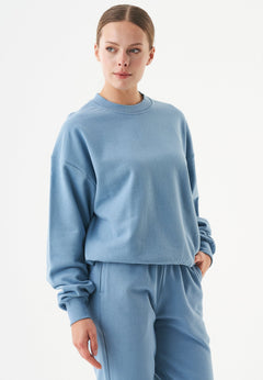 Buket Soft Touch Organic Cotton Sweatshirt Steel Blue