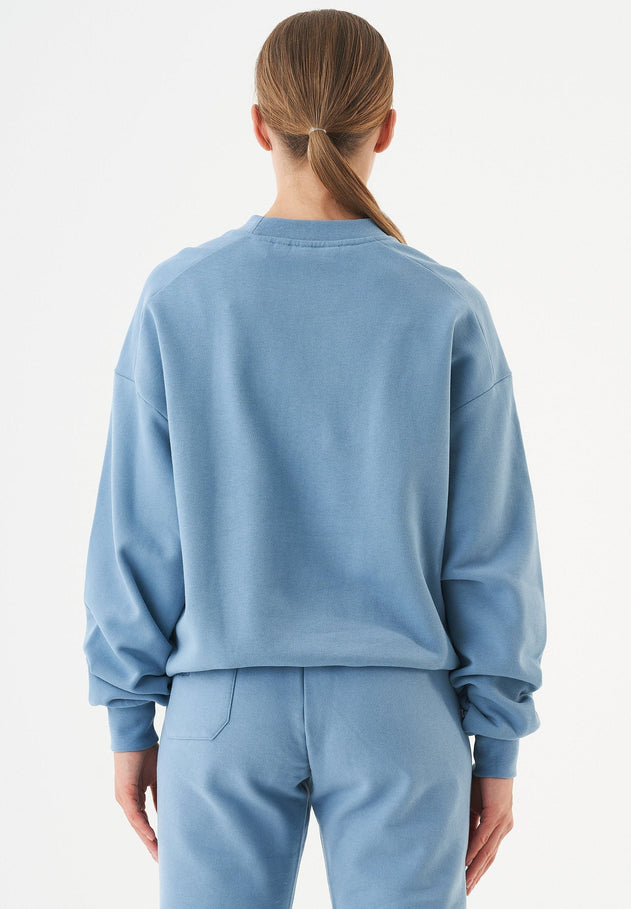 Buket Soft Touch Organic Cotton Sweatshirt Steel Blue