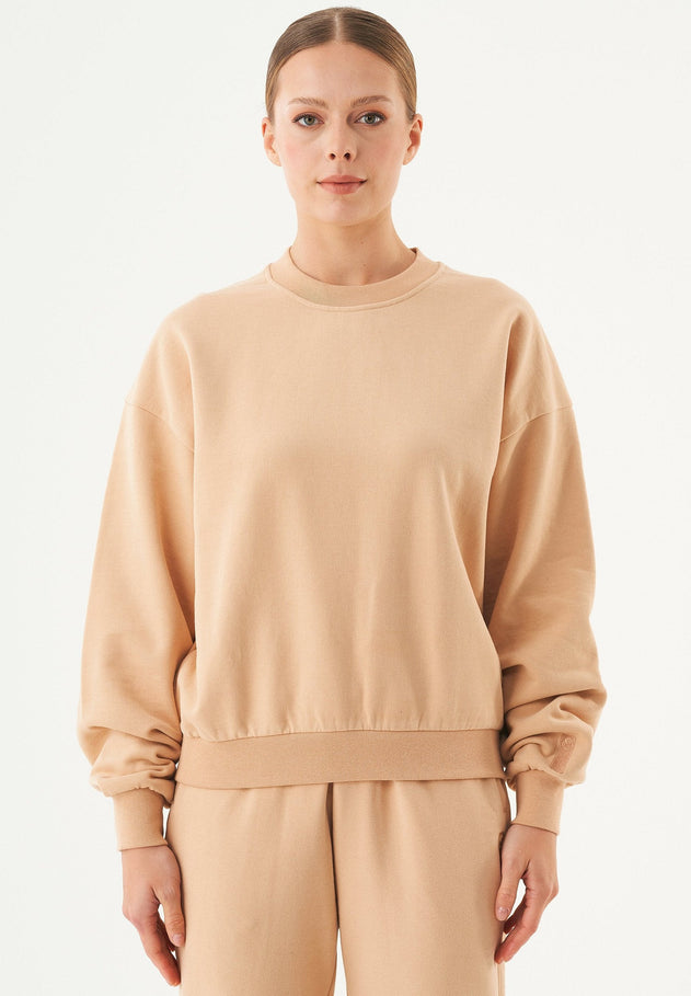 Buket Soft Touch Organic Cotton Sweatshirt Beige