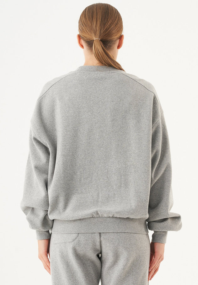 Buket Soft Touch Organic Cotton Sweatshirt Grey Melange