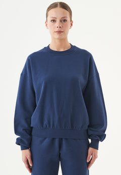 Buket Soft Touch Organic Cotton Sweatshirt Navy