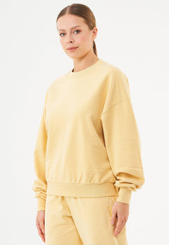 Buket Soft Touch Organic Cotton Sweatshirt Soft Yellow