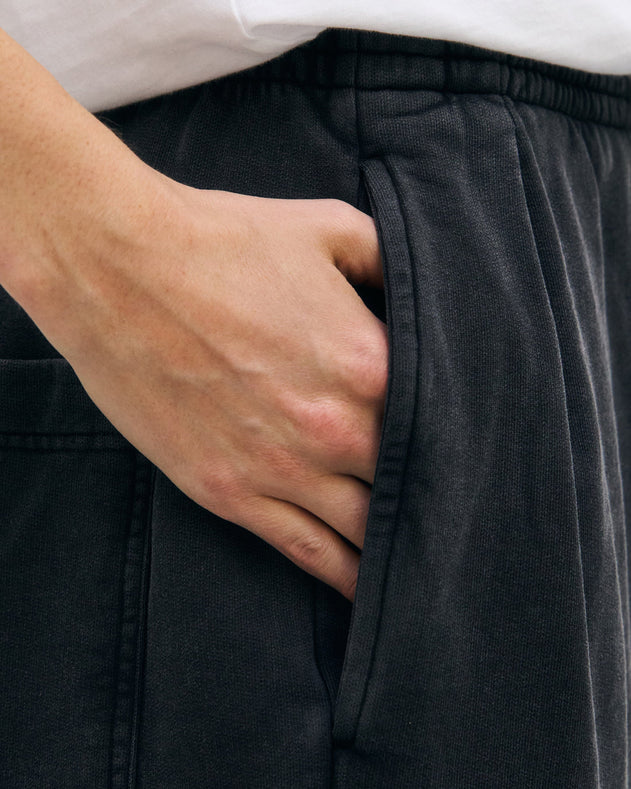 Balloon Pants Washed Black