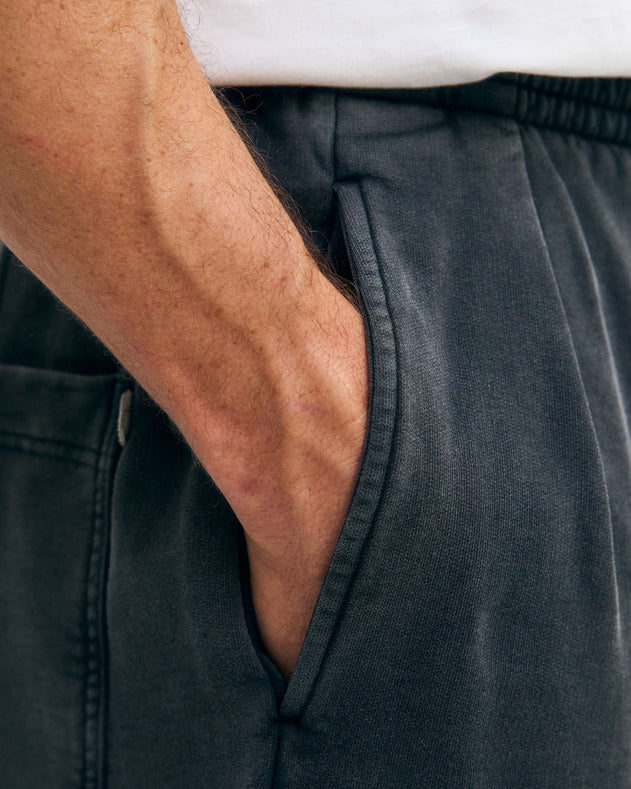 Balloon Pants Washed Black