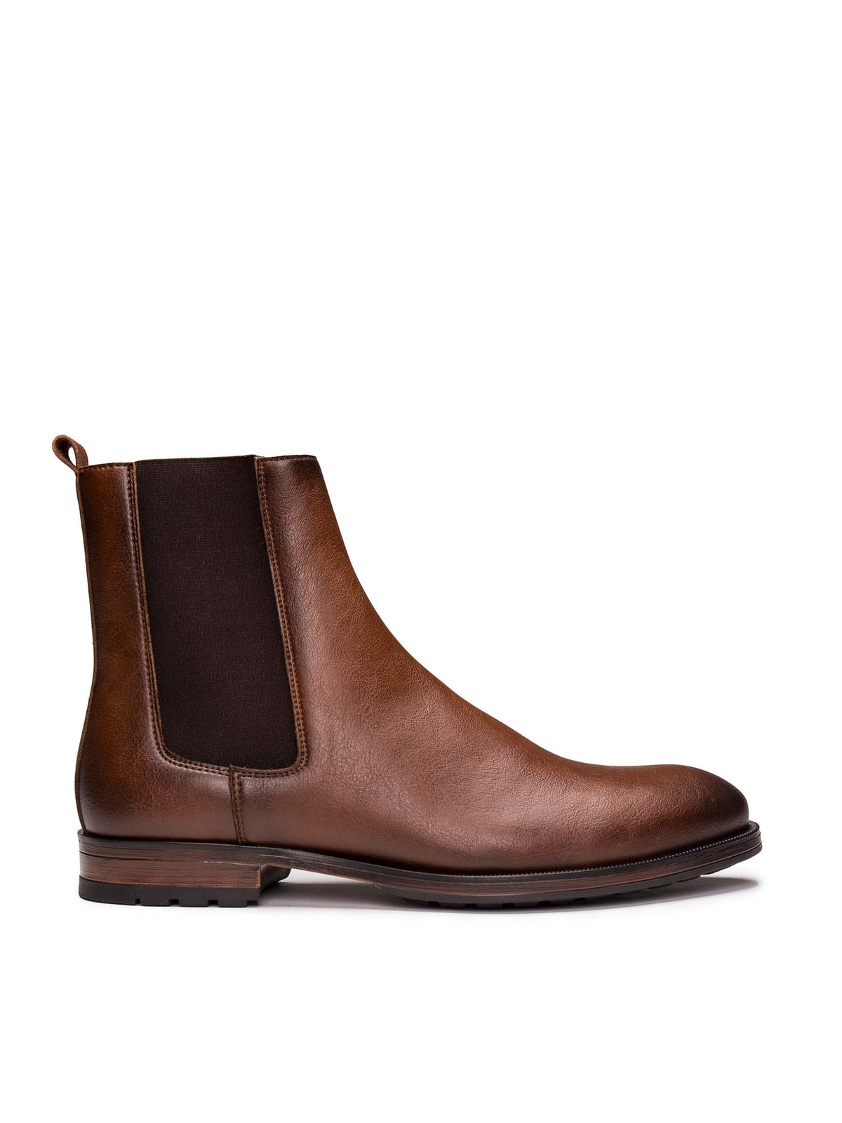 Basti Vegan Chelsea Ankle Boot Brown