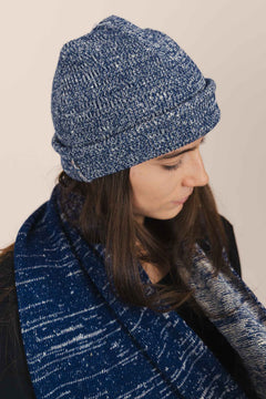 The Hemp Wool Beanie Blue