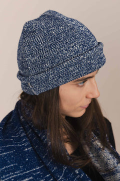 The Hemp Wool Beanie Blue