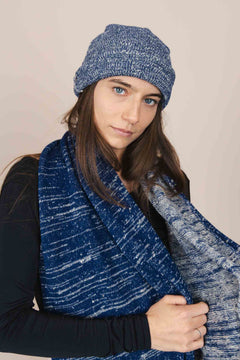 The Hemp Wool Beanie Blue