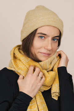 The Hemp Wool Beanie  Yellow