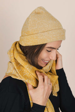 The Hemp Wool Beanie  Yellow