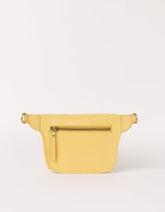 Beck's Bum Bag Classic Leather Butter Yellow