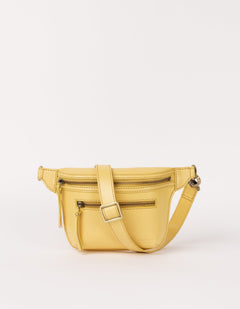 Beck's Bum Bag Classic Leather Butter Yellow