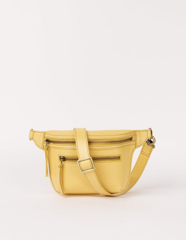 Beck's Bum Bag Classic Leather Butter Yellow