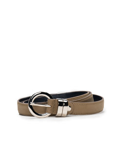Blanes Microfiber Women’s Camel Vegan Belt