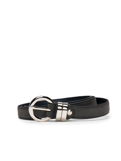 Blanes Microfiber Women’s Grey Vegan Belt